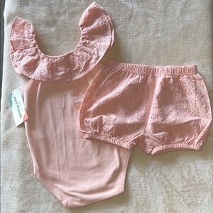 18 months baby girl eyelet onesie set